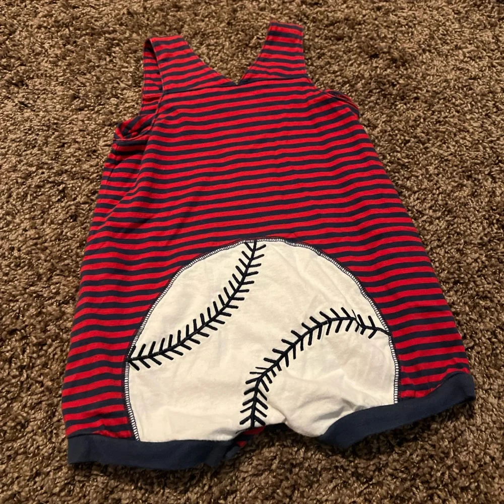 Baseball onesie